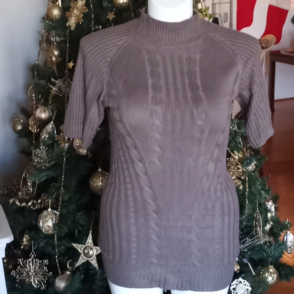 Short sleeve sweater